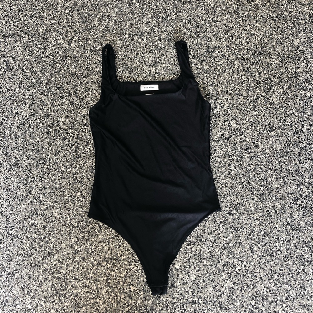 Babaton by Aritzia ✦ Black One-Piece Bodysuit (S)